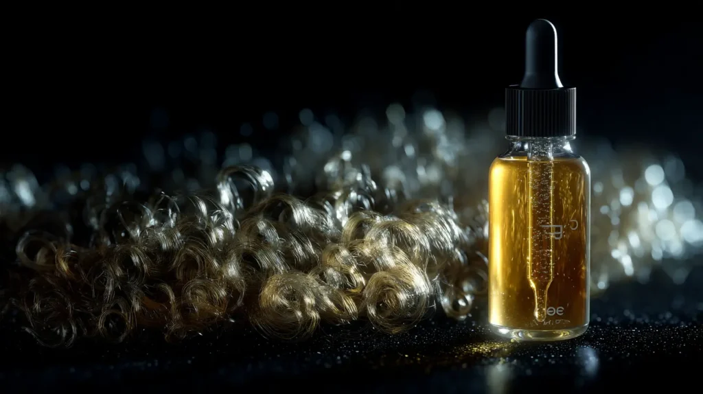 cheveux bouclés sérum