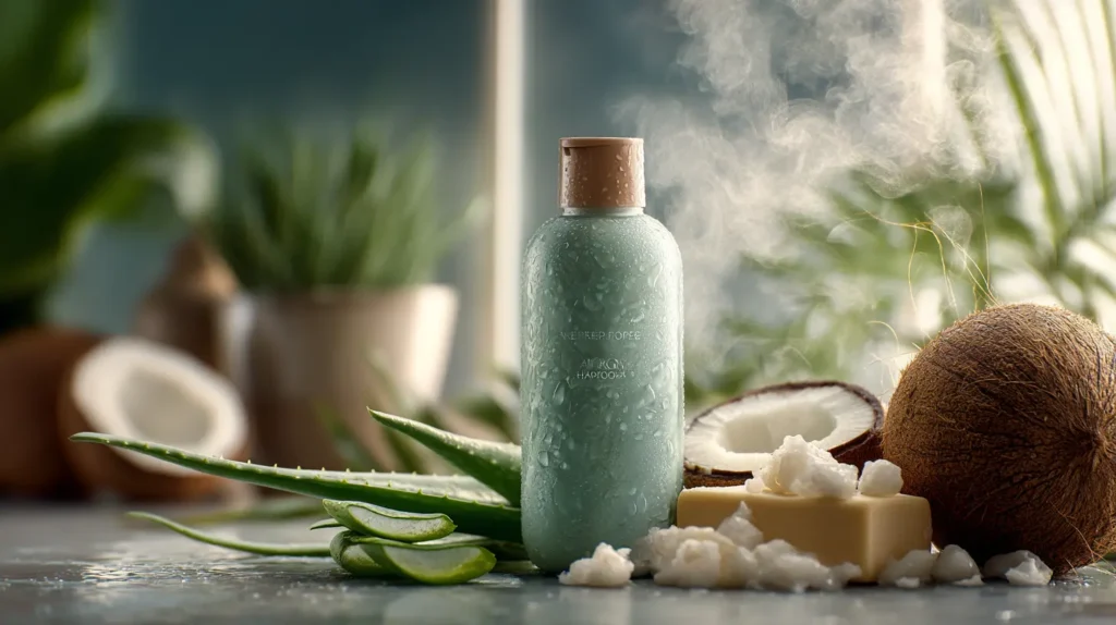 cheveux bouclés shampoing naturel