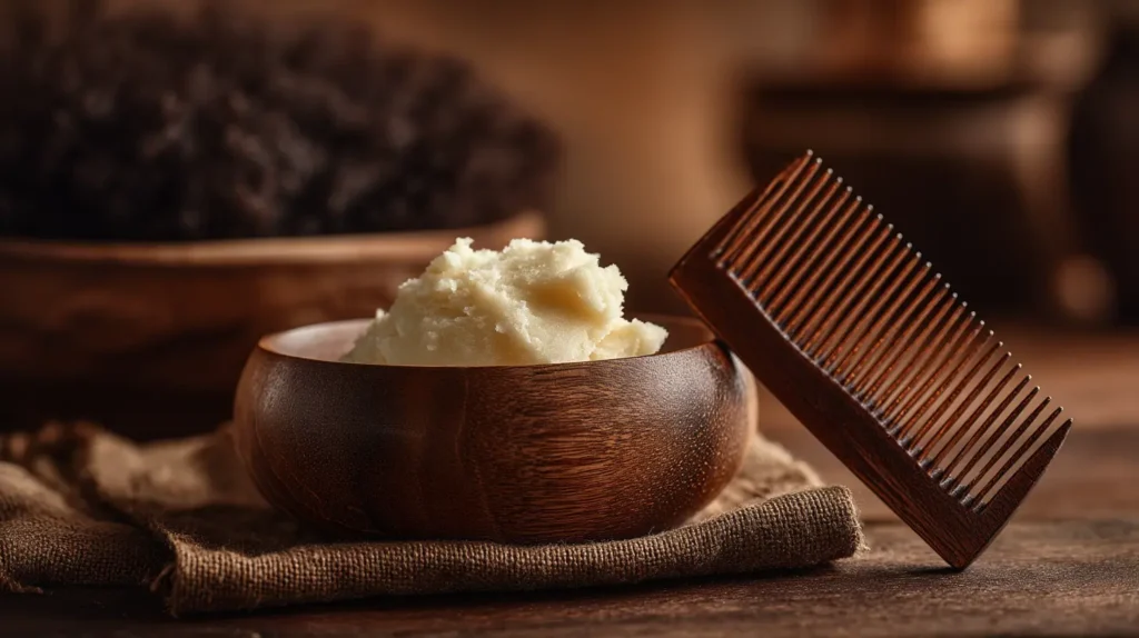 cheveux crépus beurre de karité