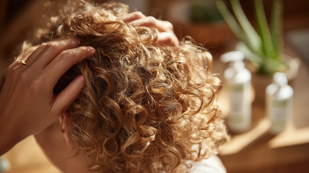 cheveux frisés soin