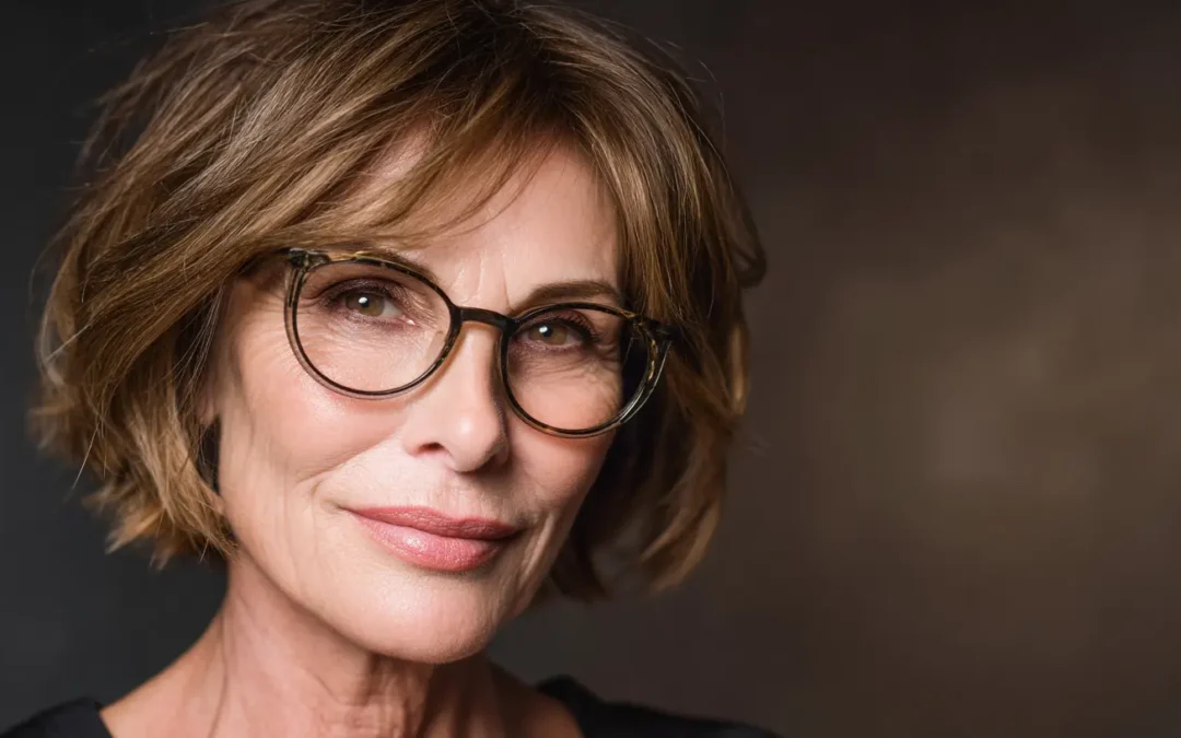 Quelle coiffure femme 60 ans avec lunettes : le guide complet