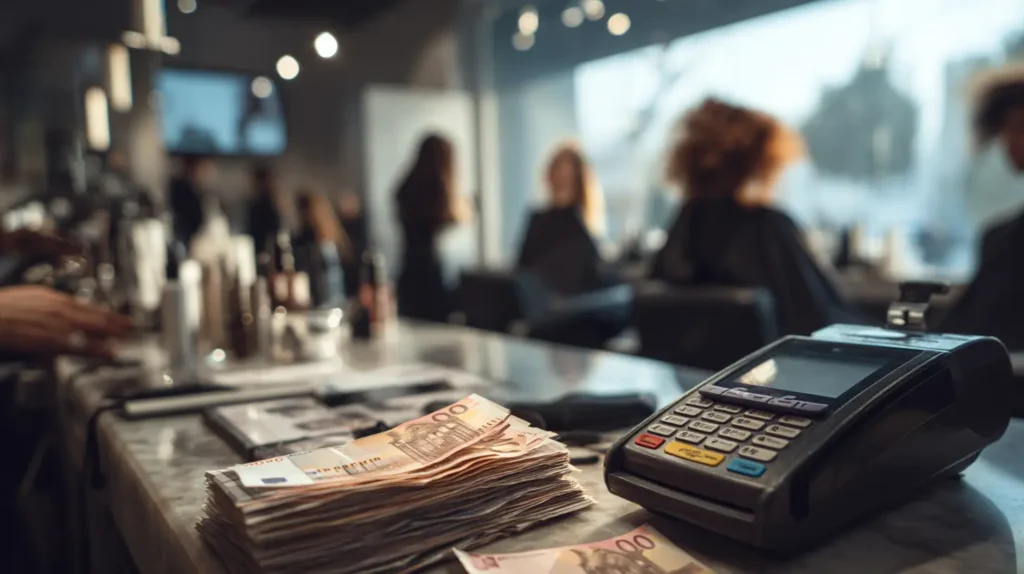 combien rapporte salon coiffure