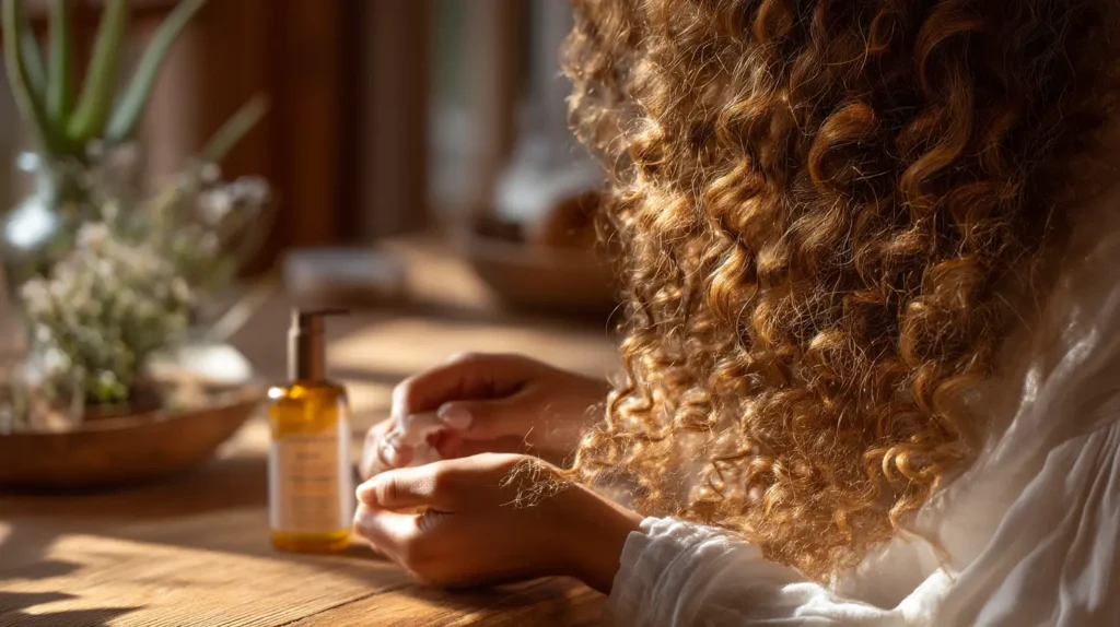 soin cheveux frisés