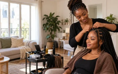 Coiffeuse afro à domicile : comment trouver ses premières clientes après sa formation